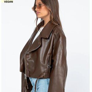 Lioness - Staten Island Jacket - Brown Leather
